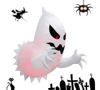 Halloween Inflables - Decoraciones Al Aire Libre, Phantom De Miedo Saliendo Ventana | Haz Una Decoración De Fiesta De Halloween Inflable Para Patio, Jardín, Césped, Interior, Decoraciones De Inflables