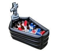 Halloween Inflatable Cooler - 35.43 Inches, Coffin Beverage Chiller, Large Capacity Ice Bucket | Skeleton Party Decoration, Inflatable Drink Holder For Themed Party, Pool, Backyard Barbecue