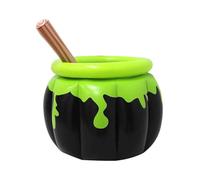 Halloween Inflatable Cooler, Cauldron Ice Bucket, Blow Up Beverage Holder, Fun Photo Prop and Spooky Decor for Yard, Backyard, Garden, Haunted House, Outdoor Parties, Trick Or Treat