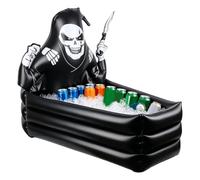 Halloween Inflatable | Cooler Skeleton Coffin Ice Bucket Decoration 35 Inch
