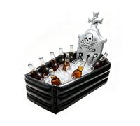 Halloween Inflatable Skeleton Drink Cooler 35 Inch | Large PVC Party Ice Bucket Beverage Holder | Festive Outdoor Garden Lawn Inflatable Cooler For Halloween Party, Camping & Event Decoration