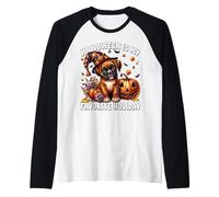 Halloween Is My Favorite Holiday Graphic For Boxer Mom Camiseta Manga Raglan
