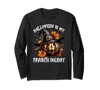 Halloween Is My Favorite Holiday Jack O Lantern Pumpkin Manga Larga