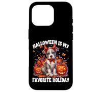 Halloween Is My Favorite Season Dog Graphic For Pit Bull Mom Carcasa para iPhone 16 Pro