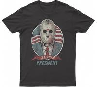Halloween Jason for President, Fashion T-Tshirts Camisetas y Tops(X-Large)