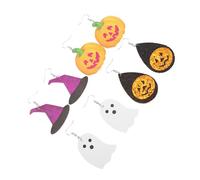 Halloween Jewellery Set 8pcs Women's Earrings Unique Ear Adornments for Party