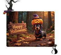 Halloween Jigsaw Puzzle For Kids - 130 Piece Spooky Puzzle with Pumpkin, Bat & Cat | Educational Halloween Game & Party Favors, Challenging Family Activity For Boys & Girls Ages 6-8 and Up