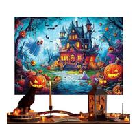 Halloween Jigsaw Puzzles - 1000 Pieces Gothic Haunted House Fall Party Game