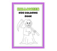 Halloween kids colouring book