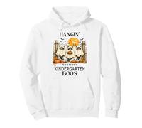 Halloween Kindergarten Lindo Hangin con Boos Profesor Estudiante Sudadera con Capucha