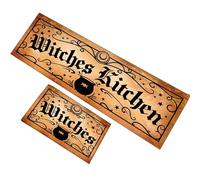Halloween Kitchen Mat - Pumpkin Kitchen Rug, no deslizante, cocina piso Mats | Spooky Decor Kitchens Rug, Under Sink Kitchen Runner Rug for Farmhouse Home Kitchen Bathroom 40 x 120 cm