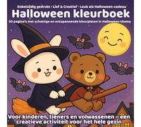 Halloween kleurboek - 50 pagina’s met schattige en ontspannende kleurplaten in Halloween-thema voor kinderen, tieners en volwassenen: Pompoenen, ... een gezellige activiteit voor het hele gezin