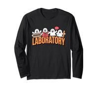 Halloween Laboratory Scientist Mad Science Experiment Manga Larga