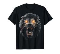 Halloween León Miedo Ojos Zombi Dibujo Animal Todo el Mundo Camiseta