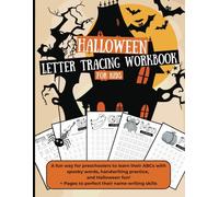 Halloween Letter Tracing Workbook for Preschoolers: Fun ABC Handwriting Practice with Spooky Halloween Words, Name-Writing Pages, and Activities for Little Learners | 8.5 x 11 Inches