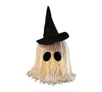 Halloween Light Up Ghost - Cute luminoso, fantasmas aterradores LED, decoraciones de Halloween | Decoraciones fantasma de Mop espectral para jardines al aire libre para exteriores mesas de cama de