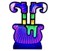 Halloween Lights - Halloween Nightlight | Spooky Acrylic Night Light | Gothic Ambient Lighting Spoky Decor For Bedroom Living Room Plus Use Of Party Desk Hotel Bar Apartment Café Haunted House Decorat