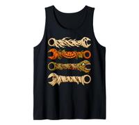 Halloween Llave Taller Fantasma Calabaza Zombie Momia Camiseta sin Mangas