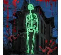 Halloween Luminous Skeleton Body, Halloween Decorations, Scary Halloween Toys Haunted Houses Tricky Props Halloween Toys Halloween DecorationsTratamiento duradero