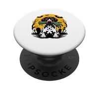 Halloween Luna Zombi German Shorthaired Pointer Dog GSP PopSockets PopGrip Adhesivo