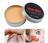 Halloween Makeup Scar Wax - Professional Fake Nose Putty, Realistic Skin Modeling Wx For Cosplay & Theater, Horror Movie , Vampire Wound Filler, Skin Wax | For Men