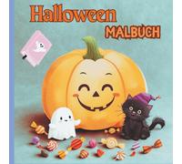 Halloween-Malbuch: Süße und freundliche Halloween-Charaktere für Kinder - Einfache Designs für Vorschul- und Kindergartenkinder