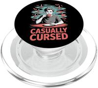 Halloween maldito casualmente PopSockets PopGrip para MagSafe
