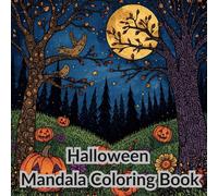 Halloween Mandala Coloring Book