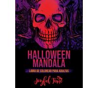 Halloween Mandala: Libro de colorear para adultos con 48 mandalas con temática de Halloween. Complejidad variable (Libros de colorear de Halloween)