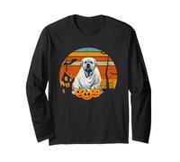 Halloween Mastiff Dog Spooky Ghost Pumpkin Haunted House Manga Larga