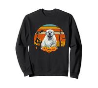 Halloween Mastiff Dog Spooky Ghost Pumpkin Haunted House Sudadera