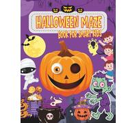 Halloween Maze Book for Smart Kids: 100 Not-Scary Mazes (Ages 4-12) | Fun Activity Book with Bonus Coloring Pictures