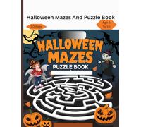 Halloween Mazes And Puzzle Book: Halloween Mazes And Puzzle Book