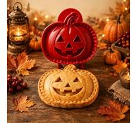 Halloween Mini Pie Moulds for Baking,Reusable Hand Pie Molds Kit，Pumpkin | DIY Little Hand Pie Press Mold Cutters Shapes,Festive Baking Mold for Christmas Halloween Party Potluck Desserts