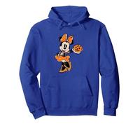 Halloween Minnie Mouse Pumpkin Sudadera con Capucha, Unisex para adultos, Azul Real, M
