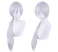 Halloween Mode Fête De Noël Dress Up Perruque Cosplay Faux Générateur Scie Homme Guangxi Argent Gris 80Cm