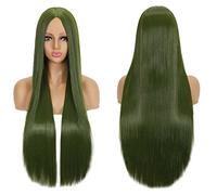 Halloween Mode Fête De Noël Dress Up Perruque Perruque Anime Cosplay Perruque Avec Une Frange 80cm De Long Cheveux Raides Costume Quotidien Cos Chapeaux Faux Cheveux Couleur: K050-9