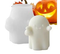 Halloween Mold, 3D Pumpkin Silicone Molder, Compact Heavy Duty Design Creative Holiday Crafting, Reusable Cute Mould for Fall Thanksgiving Candle Holder, Soap Resin Chocolate Decor
