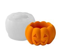 Halloween Mold, 3D Pumpkin Silicone Mould, Cute Fall Shaping Tool, Flexible Nonstick Form, Reusable Craft Maker, Perfect for Thanksgiving Decor, Candle Holder, Creative Holiday Crafting