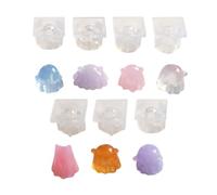 Halloween Molds, 3D Ghost Silicone Non-Sticky | 7-Piece Resin Mold Fairy Garden Decor for Plaster Wax Fondant Clay Chocolate Party Bedroom Shelf Garden