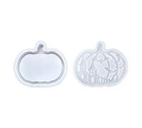 Halloween Molds, Resin Casting Craft Supplies for Halloween, Pumpkin Lamp Thanksgiving Silicone Molds, Decorations Plaster Epoxy Wax Tealight Holder Table Centerpieces