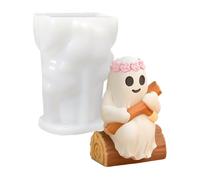 Halloween Molds Silicone | DIY 3D Cute Ghost Gnome Easy Release