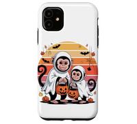 Halloween Mono Capuchino Fantasma Monos Carcasa para iPhone 11