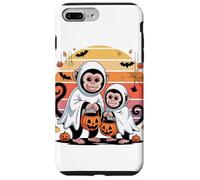 Halloween Mono Capuchino Fantasma Monos Carcasa para iPhone 7 Plus/8 Plus