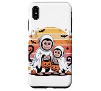 Halloween Mono Capuchino Fantasma Monos Carcasa para iPhone XS MAX