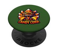 Halloween monstruoso Caramelo maíz Espeluznante Divertido Ambiente PopSockets PopGrip Adhesivo