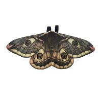 Halloween Moth Wings, Butterfly Costume Shawl Cloak, Colorful Moth Cape for Girls, Pretend Dress-Up Outfit for Cosplay, Party Favors, School Plays, Events, 19.69x8.66 Inches