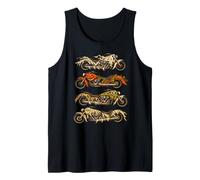 Halloween Motocicleta Fantasma Calabaza Zombie Momia Camiseta sin Mangas