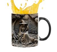 Halloween Mug 350ml Ceramic Cup with Witch Pattern