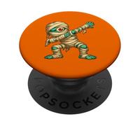 Halloween Mummy Dabs Funny Dabbing Mummy Spooky Dab Dance PopSockets PopGrip Adhesivo